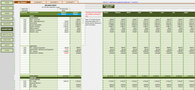 Retail Business Accounting Templates for Excel Templates For Retail Business