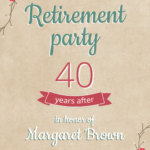 Retirement Party Flyer Design Template In Psd, Word intended for Retirement Announcement Flyer Template