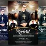 Revival - Free Church &amp; Pastor Psd Flyer Template On Behance in Church Revival Flyer Template Free