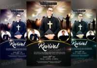 Revival - Free Church &amp; Pastor Psd Flyer Template On Behance in Church Revival Flyer Template Free