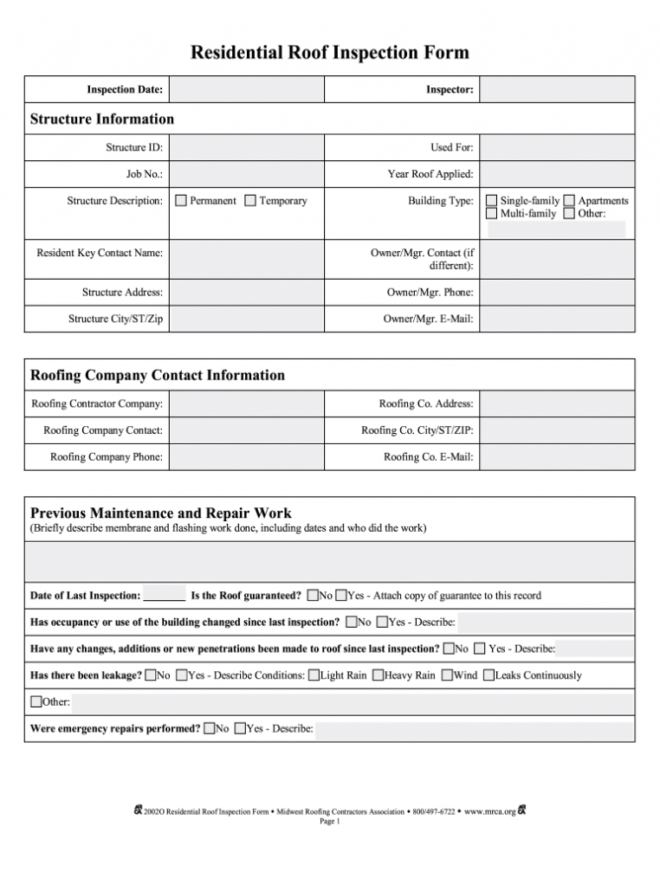 Roof Inspection Form - Fill Out And Sign Printable Pdf Template | Signnow for Roof Inspection Report Template
