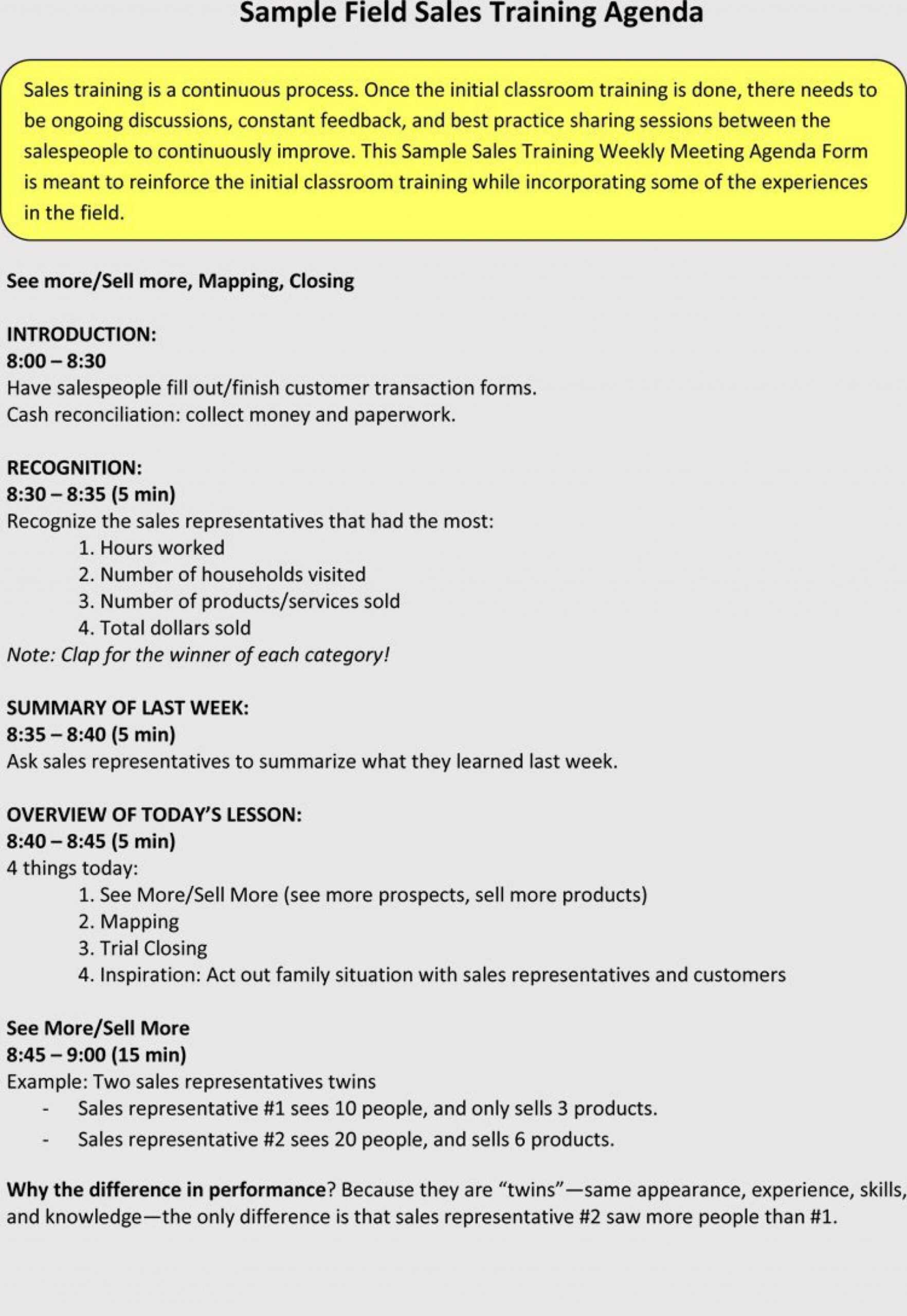 Sale Meeting Agenda Template ~ Addictionary regarding Sales Meeting Agenda Templates