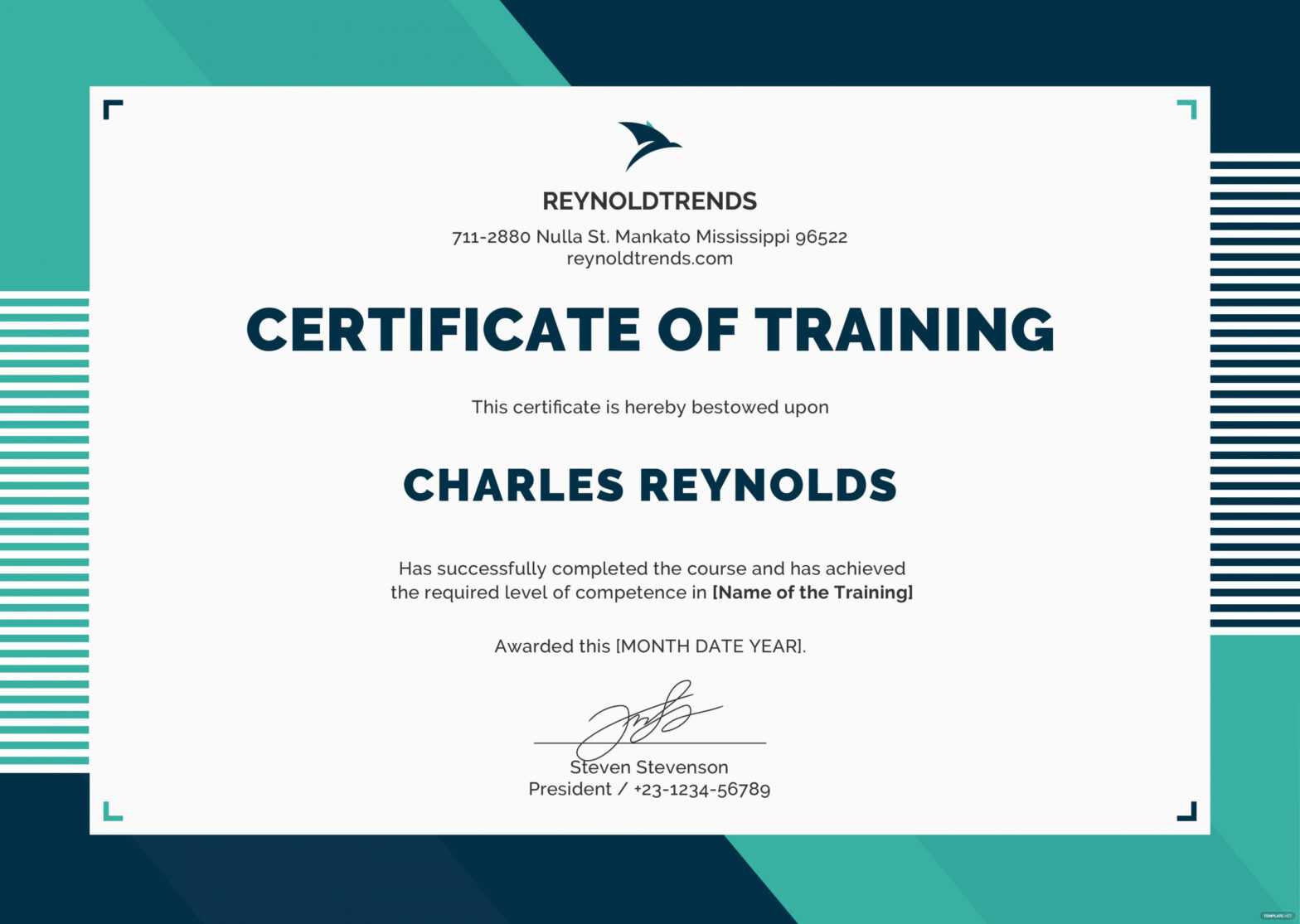 Sample Training Certificate Format - Lewisburg District Umc for Training Certificate Template Word Format