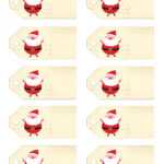 Santa'S Little Gift To You! Free Printable Gift Tags And with Secret Santa Label Template