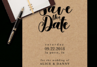 Save The Date Templates For Word [100% Free Download] in Save The Date Templates Word
