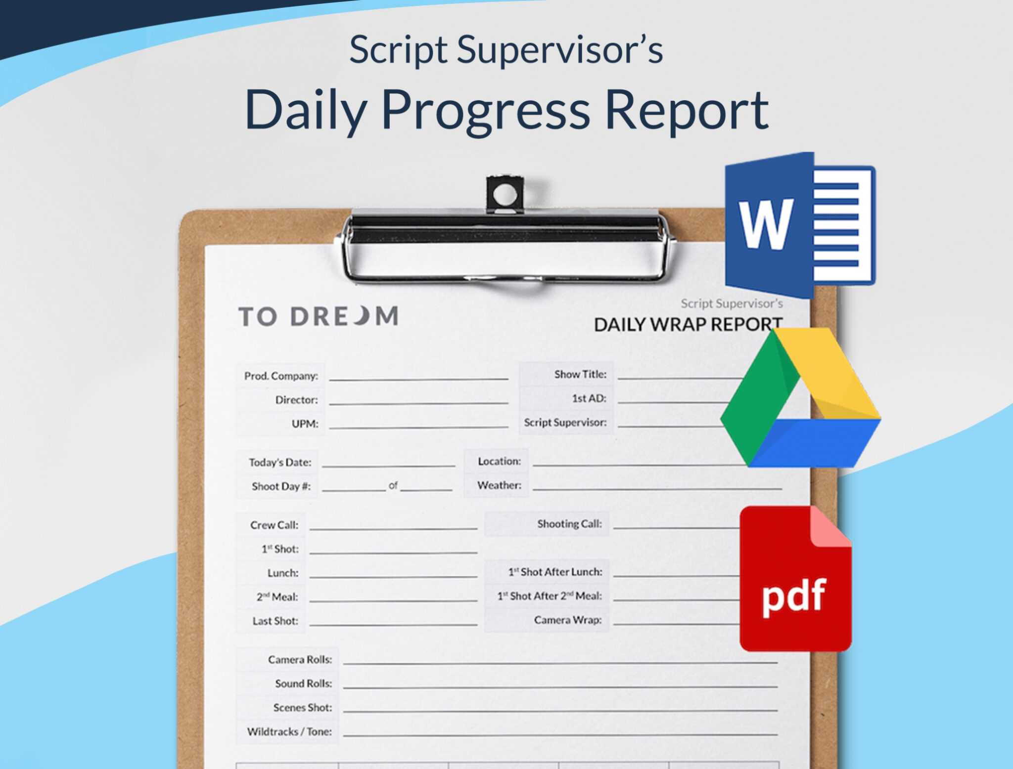 supervisor notes template