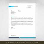 Simple And Clean Word Letterhead Template - Free - Used To Tech pertaining to Free Letterhead Templates For Microsoft Word