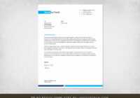 Simple And Clean Word Letterhead Template - Free - Used To Tech with regard to Word Stationery Template Free
