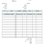 Singapore Gst Invoice Template (Sales) with regard to Invoice Template Singapore