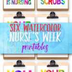 Six Nurses Week Printables | I Should Be Mopping The Floor with regard to Nurses Week Flyer Templates