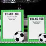 Soccer Thank You Card Template - Business Professional Templates with Soccer Thank You Card Template
