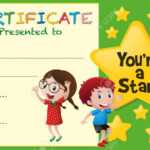 Star Award Certificate Template - Sample Professional Templates for Star Award Certificate Template