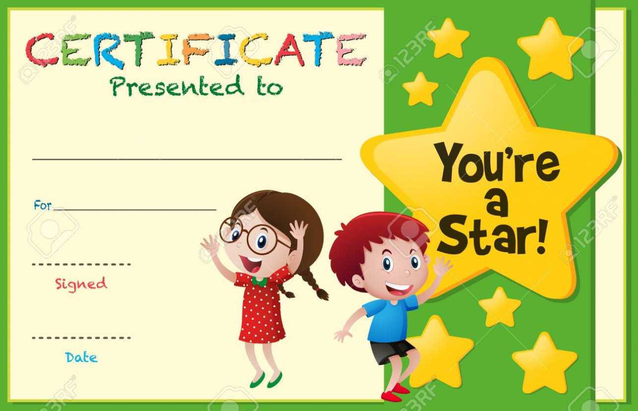 Star Award Certificate Template - Sample Professional Templates for Star Award Certificate Template
