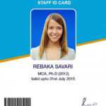 Student Id Card Template ~ Addictionary intended for High School Id Card Template