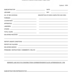 Subcontractor Daily Report - Fill Out And Sign Printable Pdf Template |  Signnow within Superintendent Daily Report Template