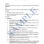 Supply Agreement - Free Template | Sample - Lawpath pertaining to Preferred Vendor Agreement Template