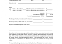 Table And Chair Rental Agreement Template - Fill Online in Table And Chair Rental Agreement Template