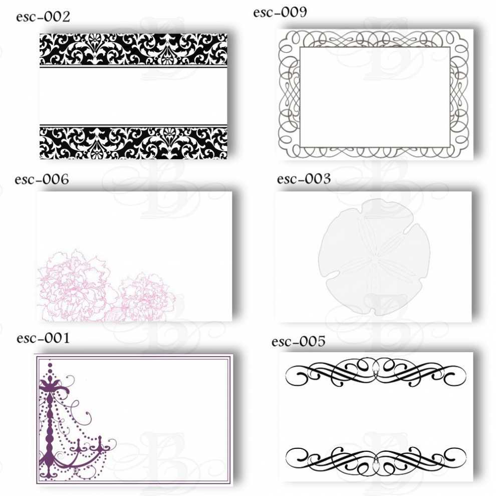 Table Name Cards Template Free