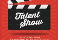 Talent Show Flyer throughout Talent Show Flyer Template