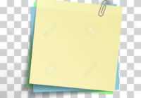 Template Complete Yellow, Blue, Green Sticky Note Isolated On.. in Sticky Note Template
