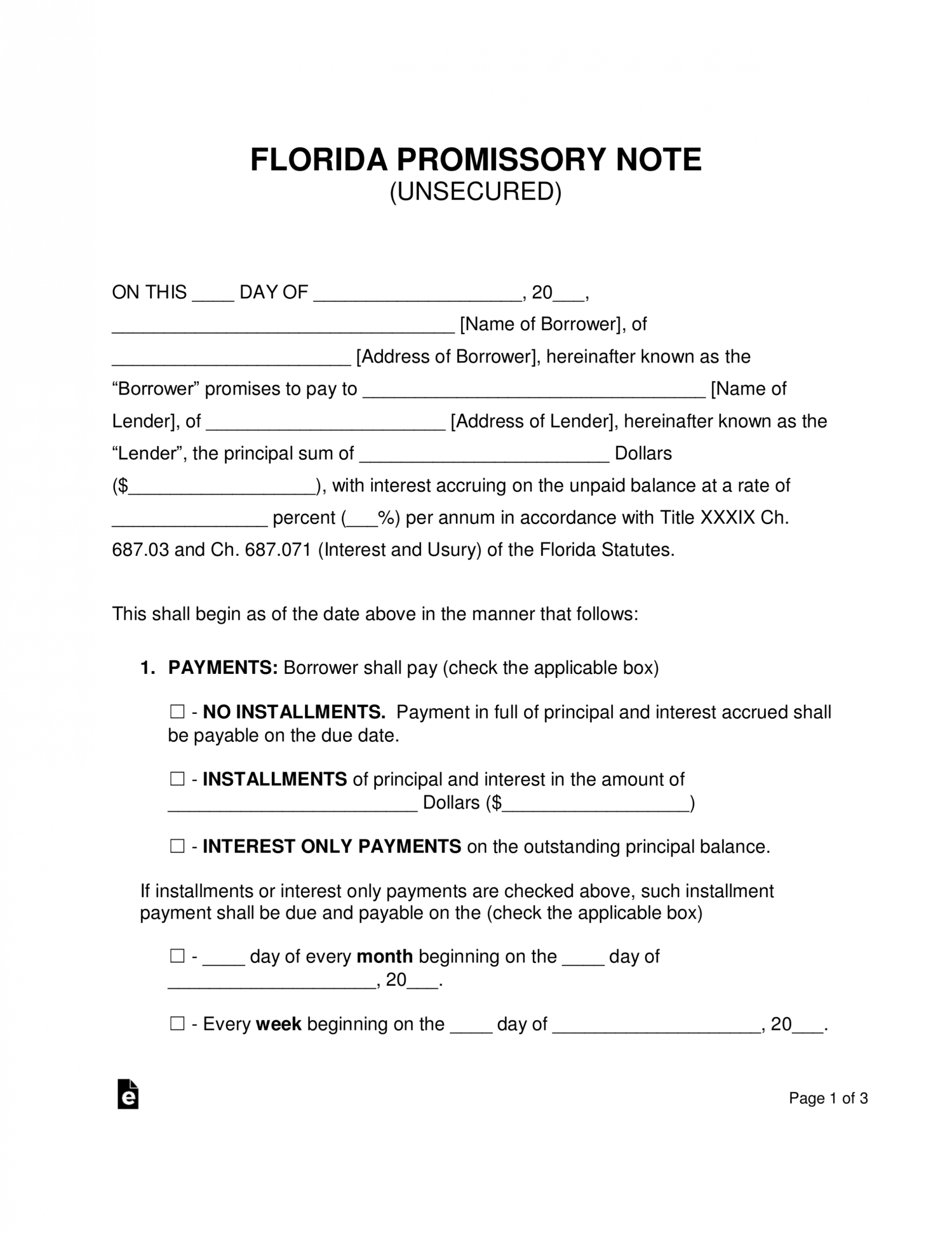 Convertible Loan Note Template