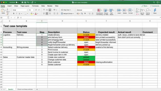 Test Case Template For Excel (Step By Step Guide) inside Software Test Report Template Xls