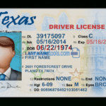 Texas Driver License Psd Template : High Quality Psd Template intended for Texas Id Card Template