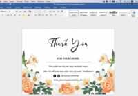 Thank You Card-Id08 with Thank You Card Template Word