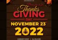 Thanksgiving Flyer Template Free ~ Addictionary regarding Thanksgiving Flyers Free Templates