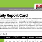 The Daily Report Card: Adhd School Resource For Parents And for Daily Report Card Template For Adhd