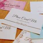 The Definitive Guide To Wedding Place Cards | Place Card Me regarding Michaels Place Card Template