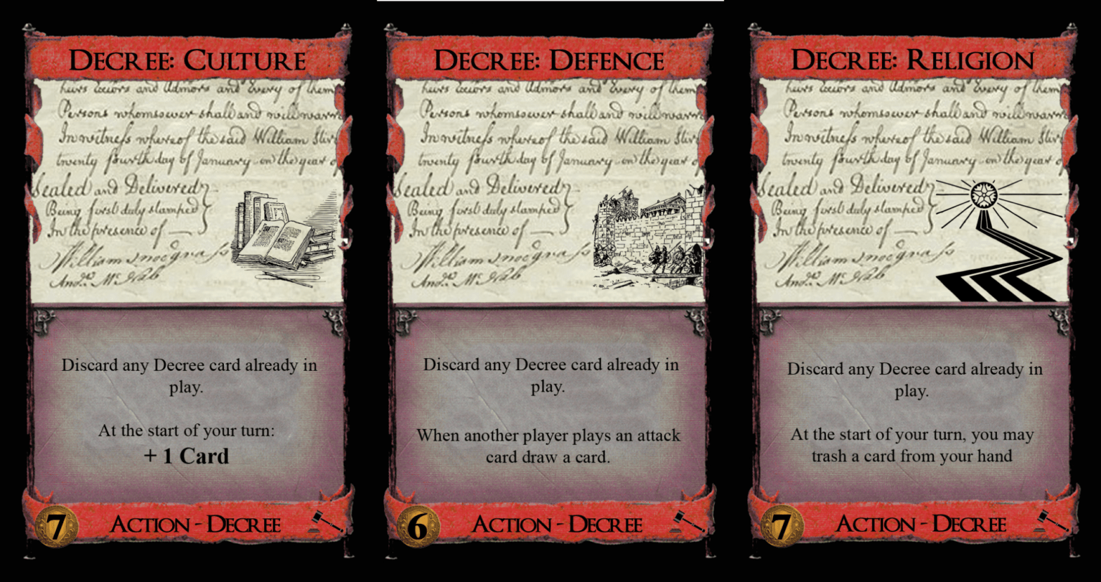 The Designer'S Drawer: A Dominion Mini Expansion – “By within Dominion Card Template
