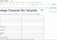 The Ultimate Character Bio Template 2018 | 70+ Questions regarding Free Bio Template Fill In Blank