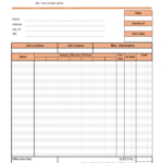 Timesheet pertaining to Timesheet Invoice Template Excel