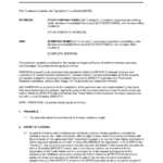 Trademark License Agreement Template | By Business-In-A-Box™ inside Brand Licensing Agreement Template
