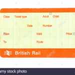 Train Ticket Blank High Resolution Stock Photography And with Blank Train Ticket Template