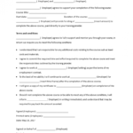 Training Agreement Template | Templates At with regard to Training Agreement Between Employer And Employee Template