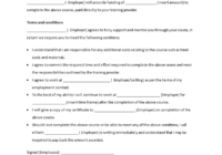 Training Agreement Template | Templates At with regard to Training Agreement Between Employer And Employee Template