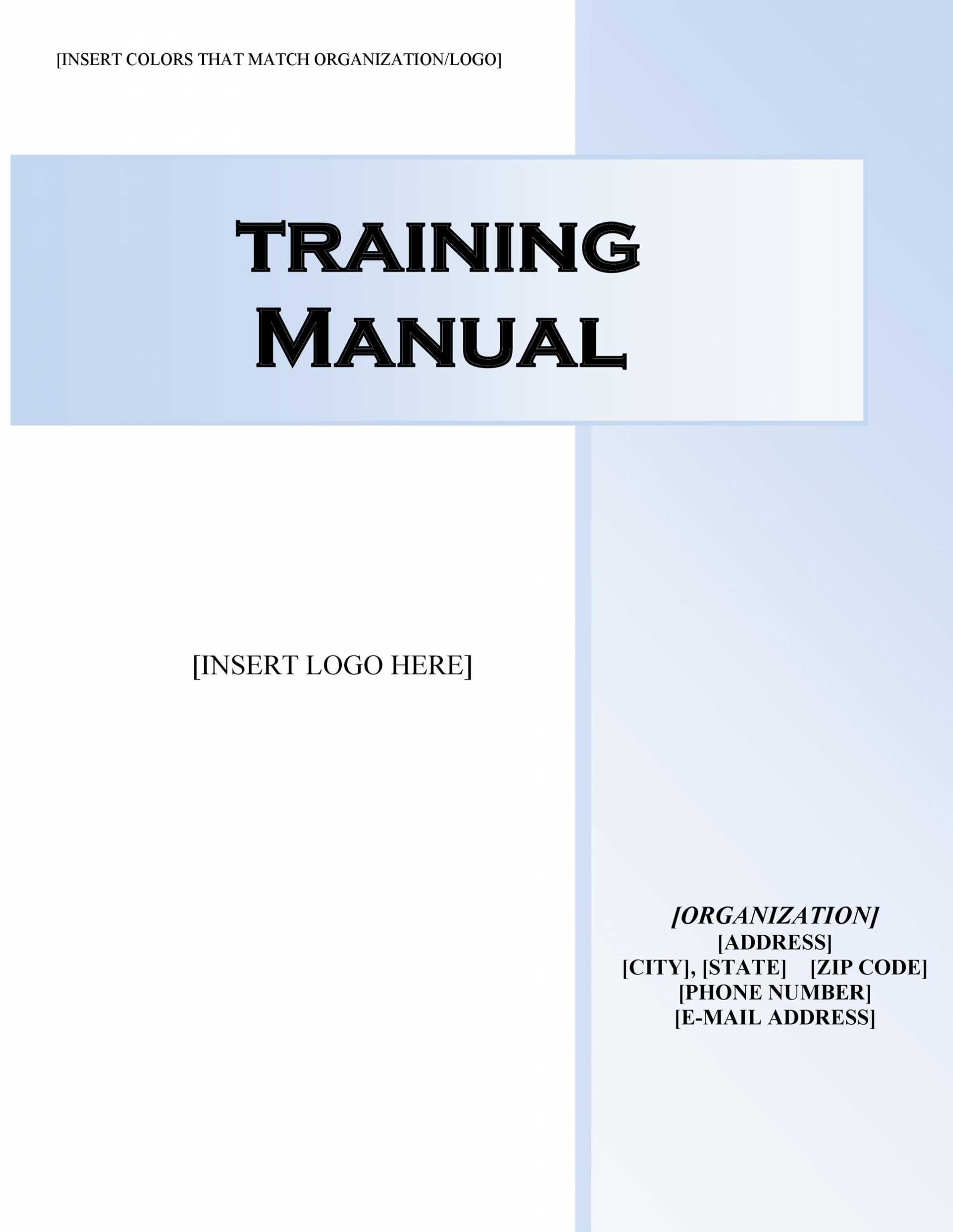 Training Manual - 40+ Free Templates &amp; Examples In Ms Word throughout Training Manual Template Microsoft Word