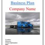 Trucking Transport Business Plan Template Sample Pages throughout Business Plan Template For Trucking Company