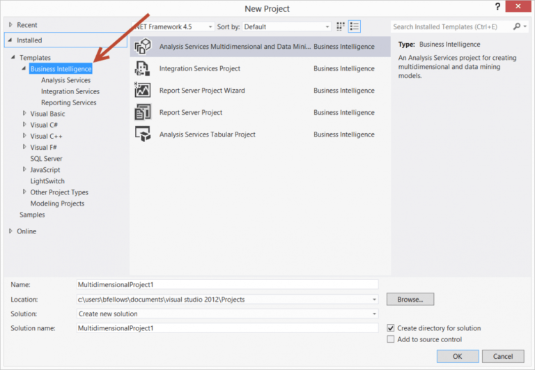 business-intelligence-templates-for-visual-studio-2010