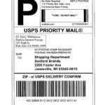 Usp Shipping Label Template Word ~ Addictionary with Usps Shipping Label Template Word
