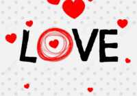 Valentine Card Template With Word Love Illustration inside Valentine Card Template Word