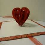 Valentine'S Day Pop Up Card: 3D Heart Tutorial - Creative in Twisting Hearts Pop Up Card Template