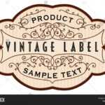 Vintage Label Template - Lewisburg District Umc intended for Antique Labels Template