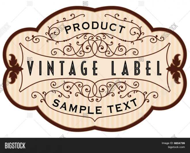 Vintage Label Template - Lewisburg District Umc intended for Antique Labels Template