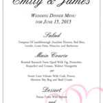 Wedding Rsvp Menu Choice Template - Lewisburg District Umc regarding Wedding Rsvp Menu Choice Template