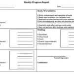 Weekly Student Report Template | Think Moldova intended for Daily Behavior Report Template