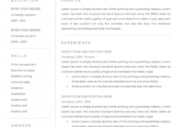 Word Resume Templates 20+ Free And Premium [Download] throughout Microsoft Word Resumes Templates