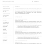 Word Resume Templates 20+ Free And Premium [Download] throughout Resume Templates Word 2010